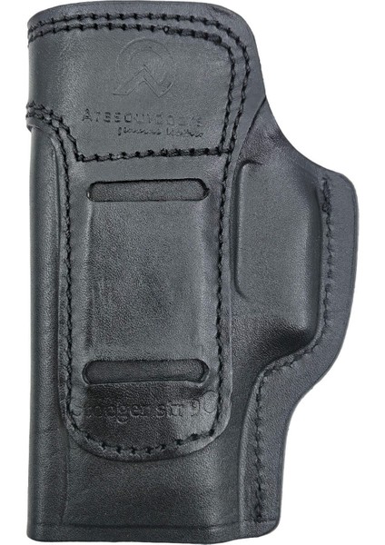 Stoeger Str9- C Için Uygun Sağ- Sol Yön Kullanılabilir Siyah Gerçek Deri Silah Kılıfı