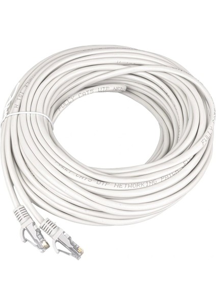 Fully G-505FA 25 Metre Poşetli Gri Cat5 Kablo (5047)
