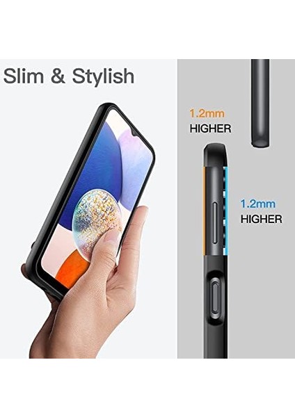 Trend Samsung A34 Uyumlu Içi Kadife Lansman Liquid Silicone Kılıf Şok Emici Full Kasa Koruma Sağlayan Kılıf (Siyah) modelleri