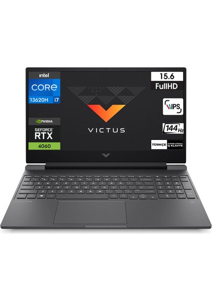Victus 15 Intel Core I7-13620H 64 GB 2 TB Geforce RTX4060 15.6" Full Hd Windows 11 Pro Taşınabilir Bilgisayar B10FPEACB