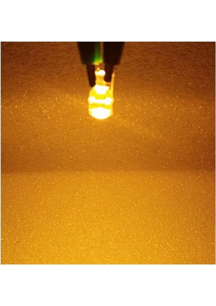 T10 LED Yellow T10 LED Dipsiz Ampul Profosyonel Copılot Seri Sarı