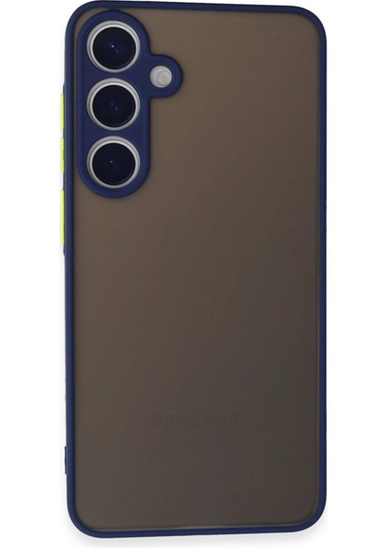Samsung Galaxy S24 Kılıf Montreal Silikon Kapak - Lacivert