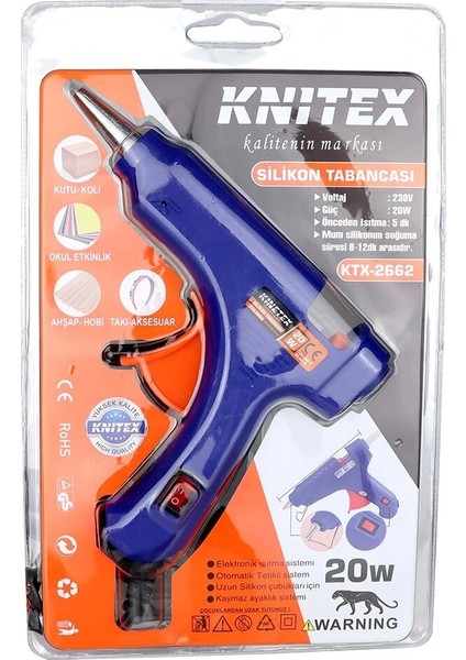 20W Anahtarlı Sıcak Mum Silikon Tabancası (5047)