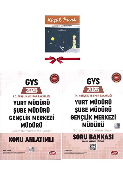 2025 Gys Gençlik ve Spor Bakanlığı Yurt Müdürü Şube Müdürü Gençlik Merkezi Müdürü Hazırlık Seti