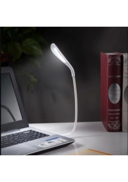 USB Girişli 14 Ledli 3 Kademeli Dokunmatik Masa/kitap Okuma Lambası Ledi Beyaz (5047)