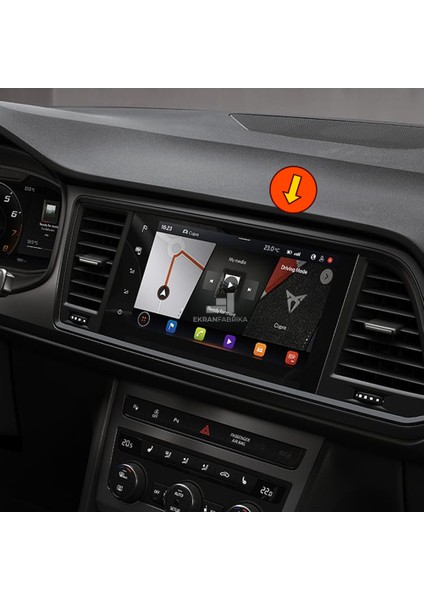 Cupra Ateca 9.2'' Multimedya Ekran Koruyucu 9h+