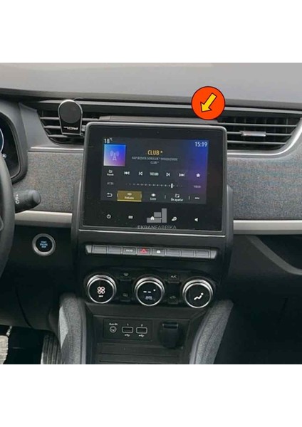 Renault Zoe 7.3'' Multimedya Ekran Koruyucu 9h+