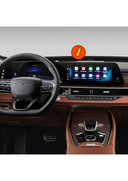 Chery Tiggo 8 Pro Max Tek Parça Ekran Koruyucu 9h+