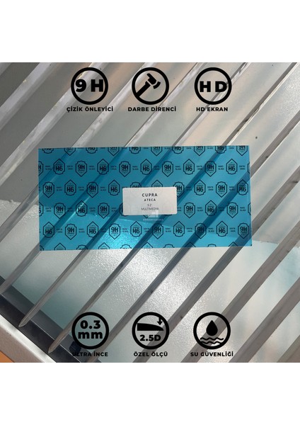 Cupra Ateca 9.2'' Multimedya Ekran Koruyucu 9h+ fiyatları
