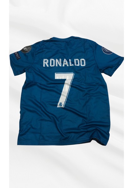 Real Madrid Cristiano Ronaldo Mavi Deplasman Forması - (Ronaldo 7)