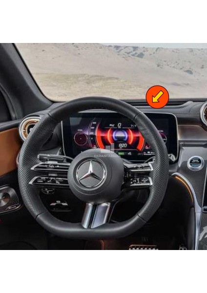 Mercedes Glc 12.3'' Gösterge Ekran Koruyucu 9h+