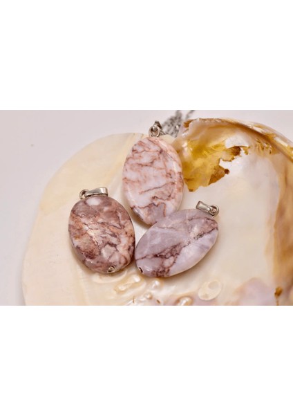 Dentritli Opal Doğal Taş Kolye