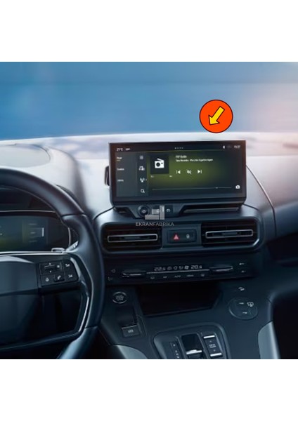 Opel Combo 10'' Multimedya Ekran Koruyucu