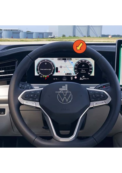 Volkswagen Passat 10,25'' Gösterge Ekran Koruyucu 9h+