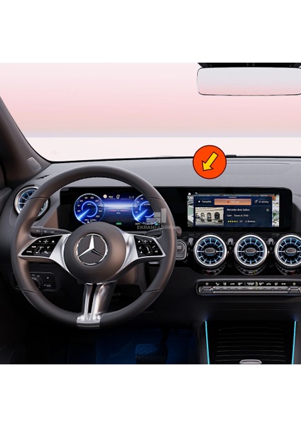 Mercedes Eqa Tek Parça Ekran Koruyucu 9h+