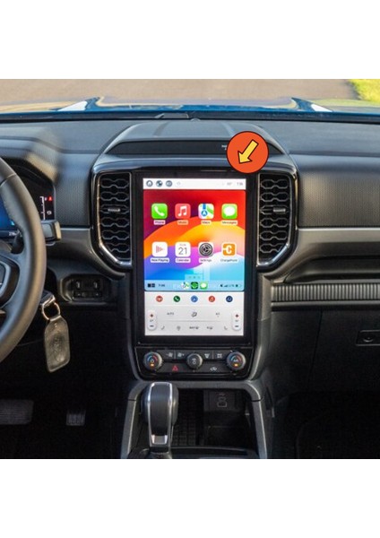 Ford Ranger 10'' Multimedya Ekran Koruyucu 9h+
