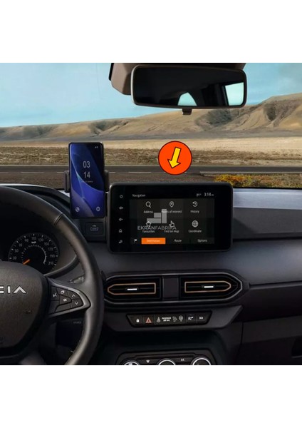 Dacia Jogger 8'' Multimedya Ekran Koruyucu