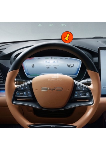 Byd Han 12.3'' Gösterge Ekran Koruyucu