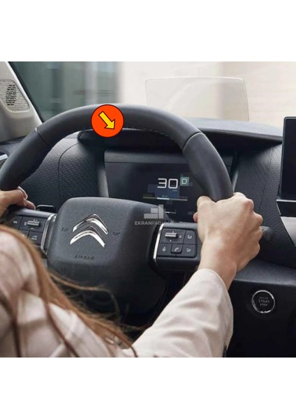 Citroen C4X 5'' Gösterge Ekran Koruyucu 9h+