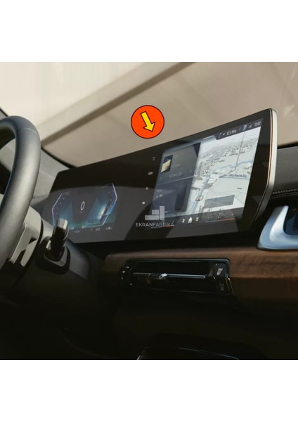 Bmw Ix1 Tek Parça Ekran Koruyucu 9h+