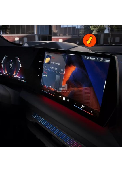 Bmw 1 Serisi Tek Parça Ekran Koruyucu 9h+