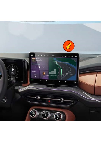 Skoda Kodiaq 13'' Multimedya Ekran Koruyucu 9h+