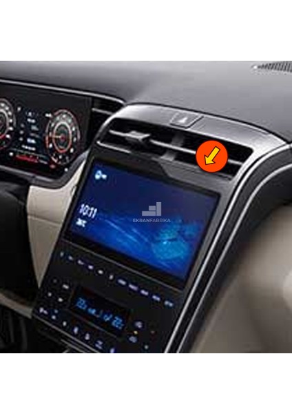 Hyundai Tucson 10.25'' Multimedya Ekran Koruyucu 9h+