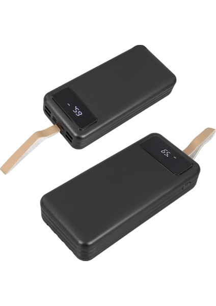 20000 Mah Dijital Göstergeli Usb-Mıcro-Lıghtnıng-Type-C Girişli ve Kablolu Powerbank (5047) modelleri
