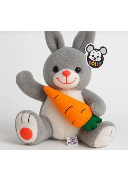 Tavşan Peluş Havuçlu Uyku Arkadaşı 60 cm