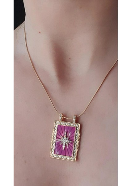 Çelik Madalyon Kolye