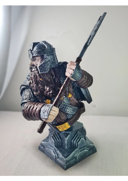 3D Lord Of The Rings Gimli Figür/ Yüzüklerin Efendisi Cüce Gimli BÜST/18CM/FANART fiyatları