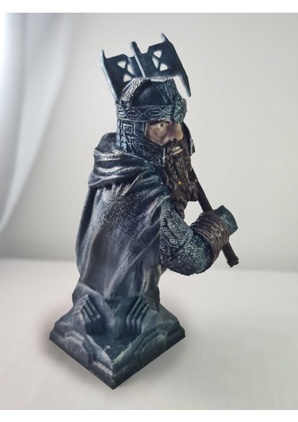 3D Lord Of The Rings Gimli Figür/ Yüzüklerin Efendisi Cüce Gimli BÜST/18CM/FANART modelleri