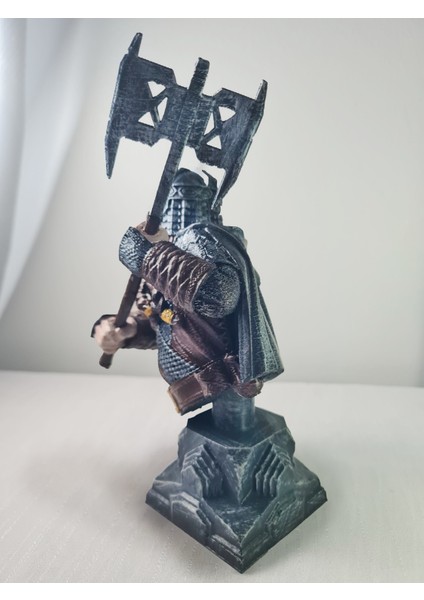 3D Lord Of The Rings Gimli Figür/ Yüzüklerin Efendisi Cüce Gimli BÜST/18CM/FANART fırsatları