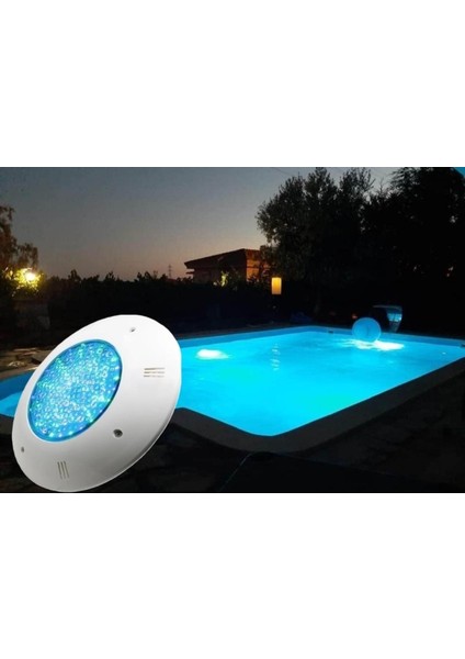 5 Adet 32 Watt 12 Volt Smd LED Turkuaz Sıva Üstü Havuz Lambası