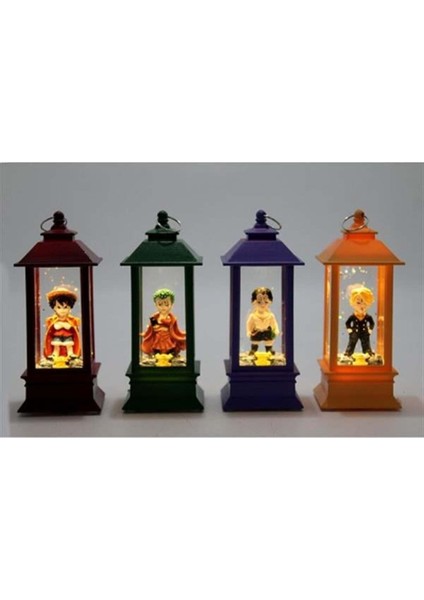 Anime One Piece Figürlü Işıklı Kar Küresi