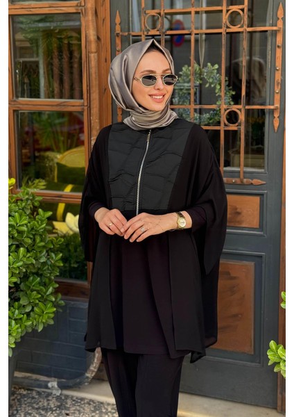 Nurcan Çetin Pantolonlu Takım 25484 Siyah