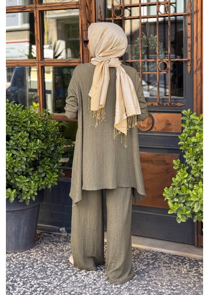 Nurcan Çetin Pantolonlu Takım 25469 Haki