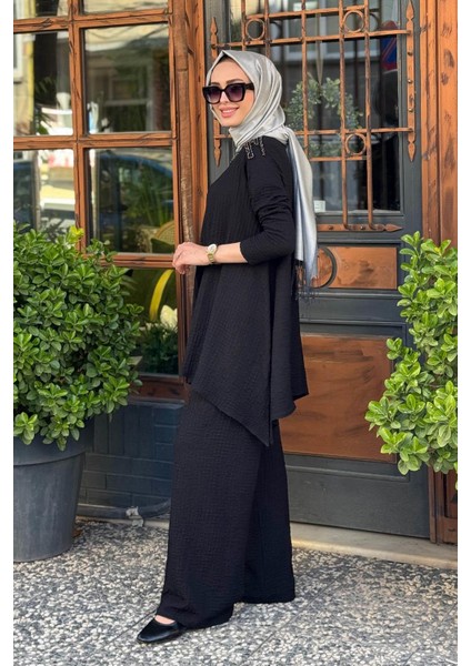Nurcan Çetin Pantolonlu Takım 25469 Siyah
