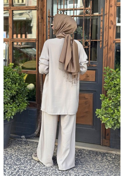 Nurcan Çetin Pantolonlu Takım 25418 Taş