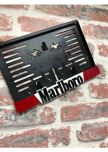 3ADİJİTAL Marllboro Pleksi Motor Plakalığı