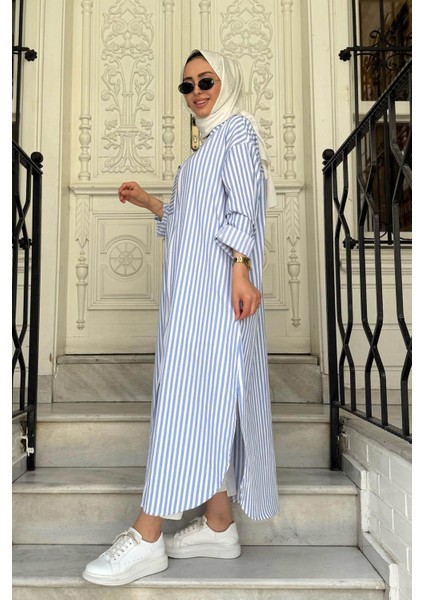 Nurcan Çetin Tunik 25233 Mavi