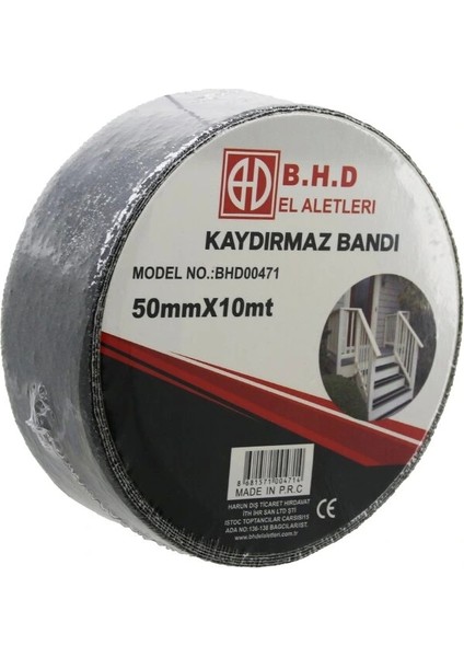 50MM x 10MT Kaydırmaz Siyah Bant (5047)