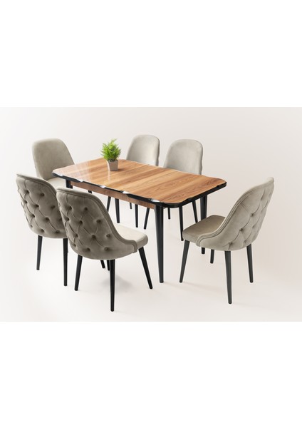 Açılır Yemek Masası Norm Ahşap Desen/kapalı 130X80-AÇIK 160X80 Ahşap Desen (Lake Panel High Gloss) modelleri