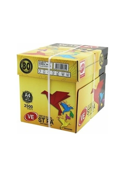 ve Stpa Offıce Paper A4 Fotokopi Kağıt 2500LÜ 210X297MM (5047)