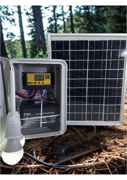 Taşınabilir Güneş Enerjisi 2 Lamba ve Cep Telefonu Paketi fırsatları