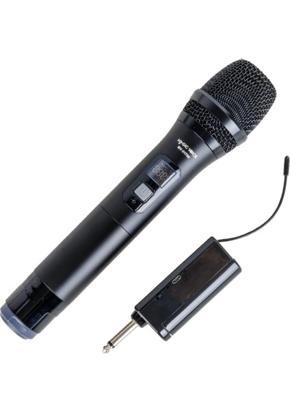 Magıcvoıce MV-21760 Uhf Ekranlı Kablosuz El Telsiz Mikrofon (5047)