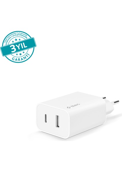 Smartcharger Duo Pd 32W Usb-C + Usb-A Seyahat Hızlı Şarj Aleti