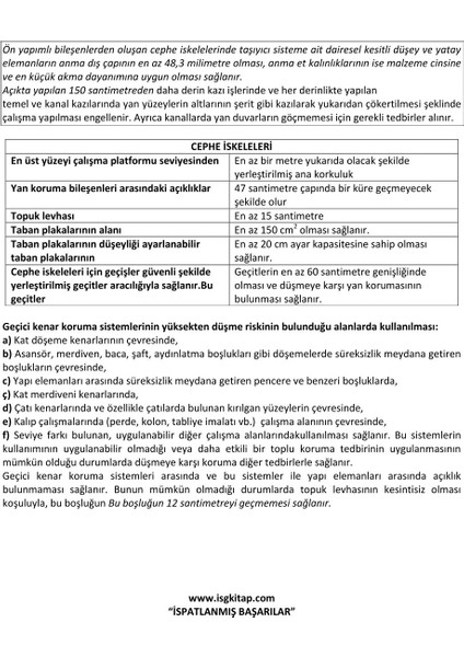 İSGKİTAP-ÖZET KİTABI(Kapsamlı)-İŞ GÜVENLİĞİ UZMANLIK SINAVLARINA HAZIRLIK