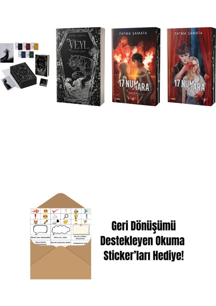 Fatma Şamata 4 Kitap Set + Okuma Sticker'ları