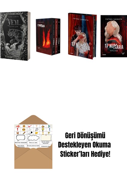 Fatma Şamata 4 Kitap Set + Okuma Sticker'ları
